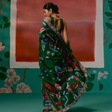 Emerald Aztec Saree