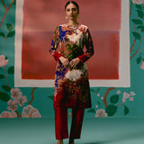 Paisley Velvet Kurta Set