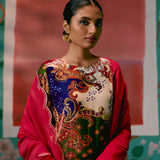 Paisley Velvet Kurta Set