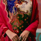 Paisley Velvet Kurta Set