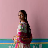 Pink & Mustard Paisley Kurta Set